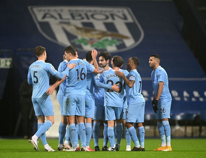 Manchester City currently sit at the summit of the Premier League